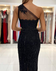 Beautiful Black Short Prom Dress Lace Appliques Online