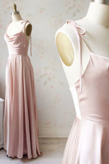 Simple Satin Long Corset Prom Dresses, A-Line Spaghetti Straps Evening Dresses outfit, Party Dress Summer