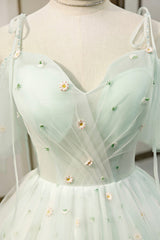 Mint Green Tulle Short Corset Prom Dress, Cute A-Line Party Corset Homecoming Dress outfit, Bridesmaides Dress Ideas