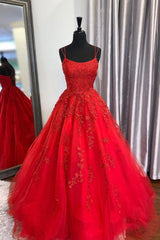 Red Lace Long Backless Corset Prom Dresses, Red Corset Formal Graduation Dresses outfit, Party Dress Styling Ideas
