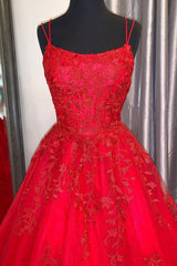 Red Lace Long Backless Corset Prom Dresses, Red Corset Formal Graduation Dresses outfit, Party Dresses Shorts