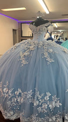 Blue Princess Corset Prom Dress Corset Ball Gown Quinceanera Dresses Long outfit, Bridesmaid Dresses Green