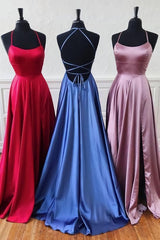 Sexy Backless Corset Prom Dress Long Gowns, Prom Dresses Long Navy