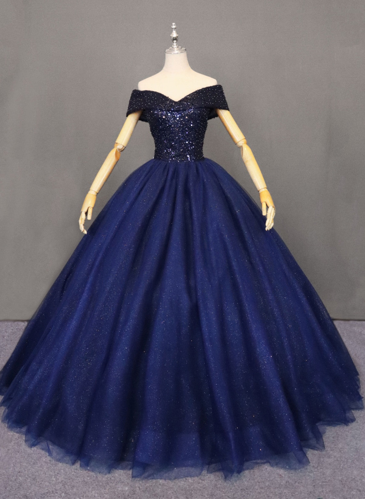 Navy Blue Tulle Beaded Corset Ball Gown Sweet 16 Dress, Blue Tulle Corset Prom Dress Party Dress Outfits, Bridesmaid Dresses Burgundy
