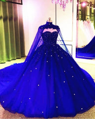Royal Blue Corset Prom Dresses Corset Ball Gown Sweet 16 Princess Quinceanera Dress outfit, Prom Dresses Floral
