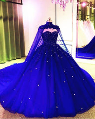Royal Blue Corset Prom Dresses Corset Ball Gown Sweet 16 Princess Quinceanera Dress outfit, Prom Dress Online