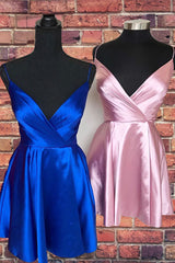 Spaghetti Straps Satin Corset Homecoming Dresses,Mini Corset Prom Dress outfits, Prom Dresses 2023